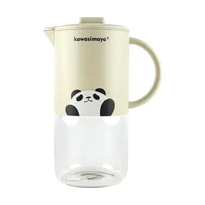 KAWASIMAYA Panda Glass Water Pot High Temperature Resistant 60.9 fl oz