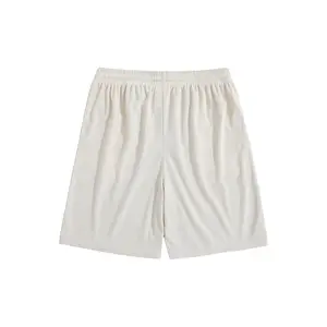 Men's Adjustable Waffle Knit Shorts-Apricot