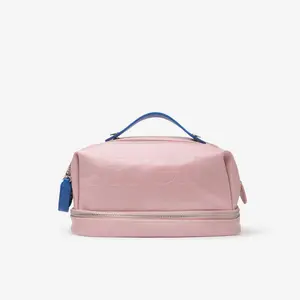 Sarelly Vegan Leather Makeup Bag with Multi-Compartments for Brushes Easy to Clean Versatile and Practical for Everyday Use