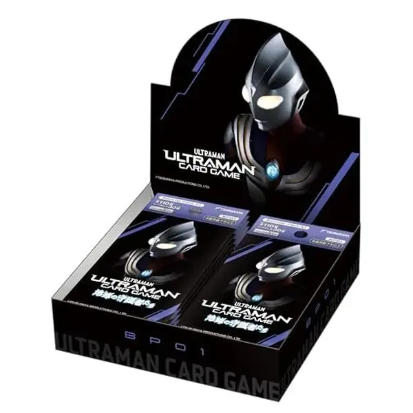 Ultraman Card Game BP01 Guardians of the Earth Sealed Japanese Booster Pack - Blind Non-Sports Cards for Unboxing, Hologram, Deck Building, Exquisite Foiling, Metallic Foil, Original Set, Essential for Gameplay(PremeAnime)