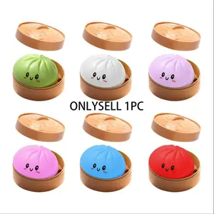 Stress Relief Toy, Soft Plush Decompression Ball, Portable Office Desk Accessory, Fun Relaxing Gift for Adults & Kids, Squishies, Kawaii Squishies