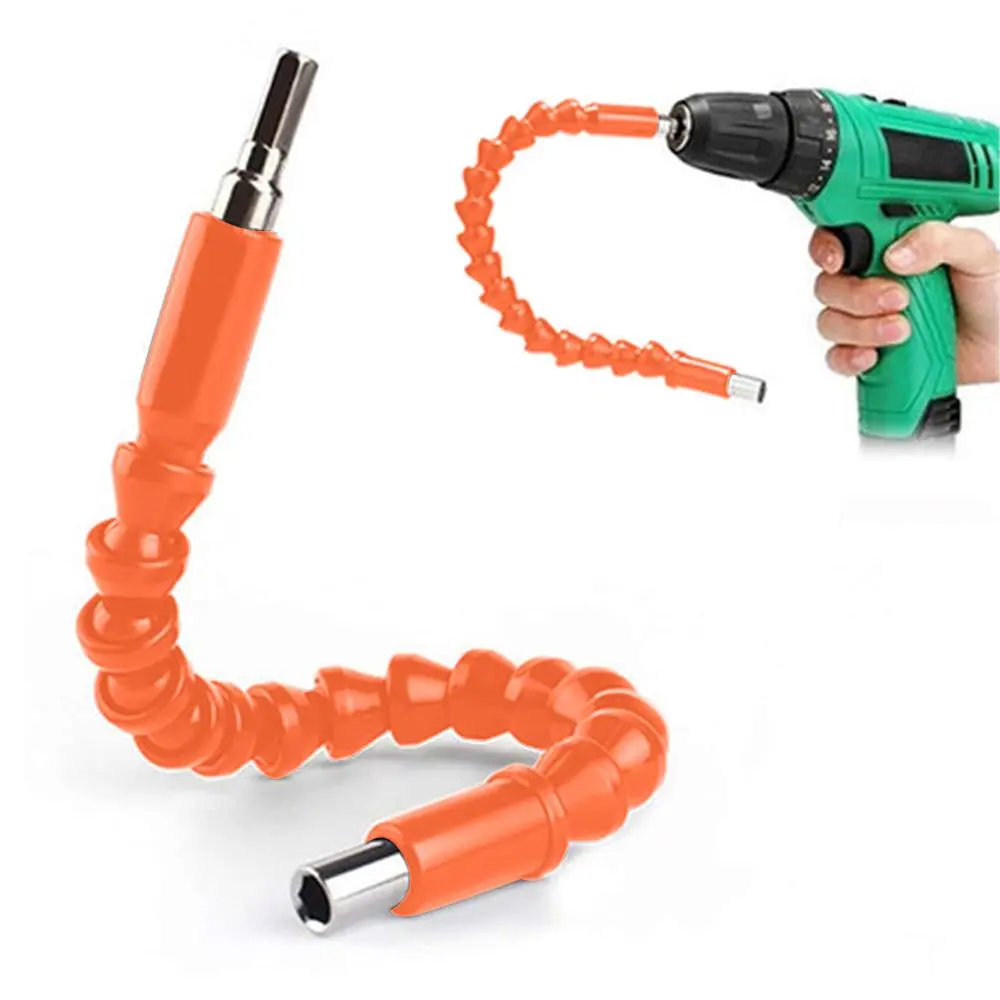 Flexible Drill Bit Extension, Flexible Extensions for Drills, Flexible Shaft Extension Bits, Magnetic Hex Soft Shaft Flexible Screwdriver Kit, Power Tool Accessories, Compatibility, Versatile