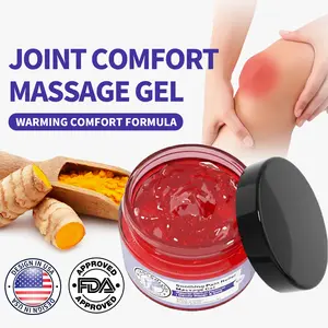High-performance red joint and bone gel supports the back, neck, feet, and hands, relieves pain, and provides moisturizing, hydrating, and repairing care. Contains turmeric extract.