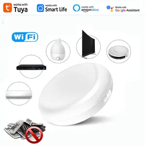 Smart Home IR Remote Control, Tuya WiFi Universal Remote, Timer Function, Voice Assistant Support, Compatible with TV DVD
