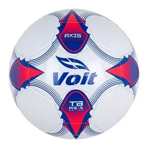 Voit Axis Size 5 Recreational Soccer Ball - White, Clean Look, Enhanced Visibility, Sports & Outdoor Football Balls