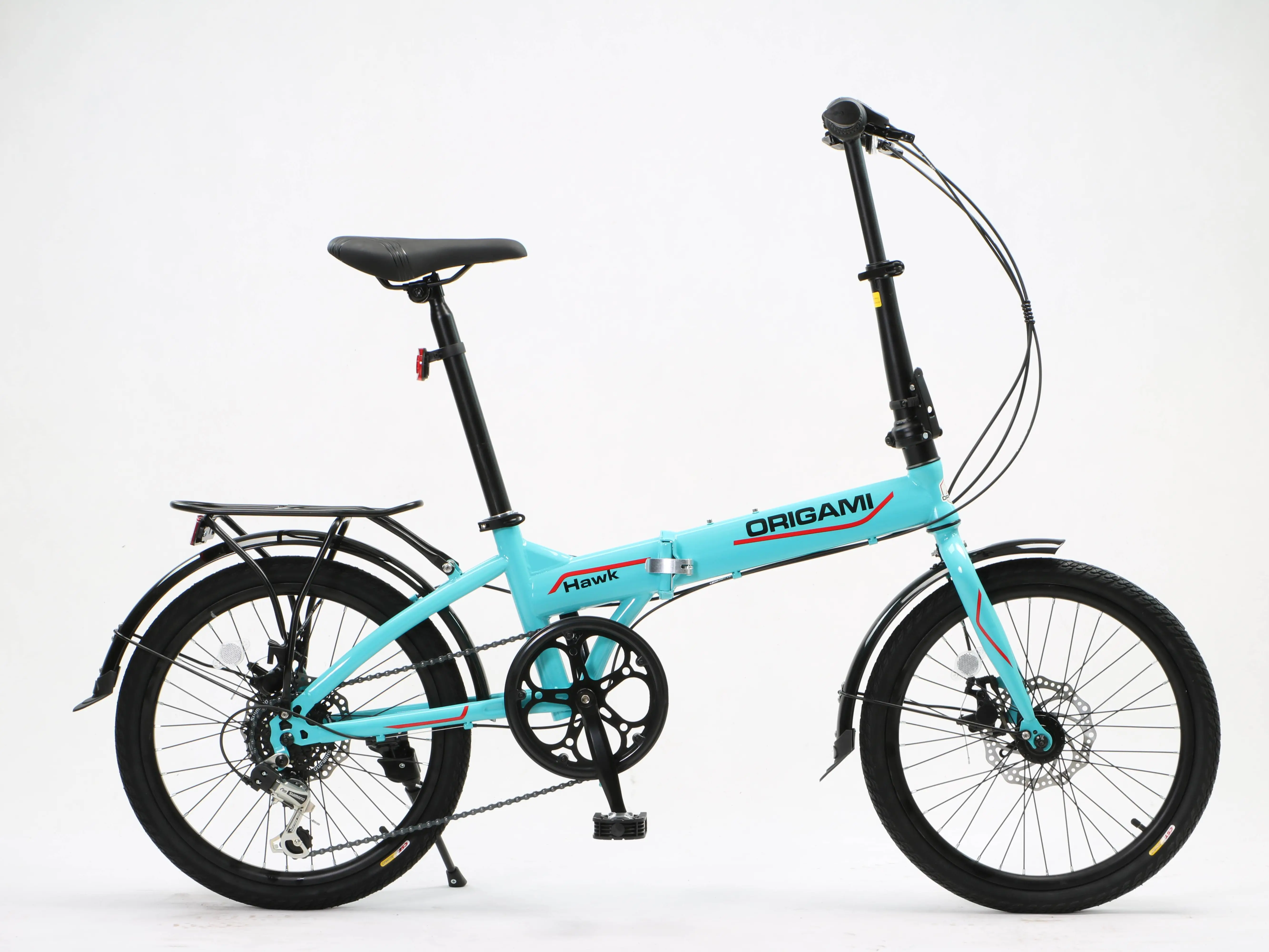 Origami Hawk, 7-speed, disc brake, folding bicycle Origami Hawk, 7-speed, disc brake, folding bicycle
