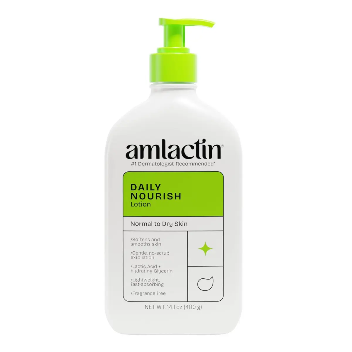 AmLactin Daily Nourish Body Lotion - 12% Lactic Acid, 14.1 oz (Beauty & Personal Care Bath & Body Moisturizer)