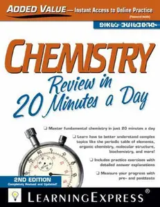 USED-Chemistry Review in 20 Minutes a Day (Revised, Updated) by Learningexpress (Paperback)