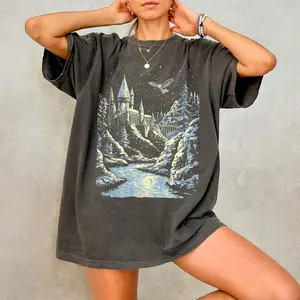 Comfort Colors Magical Book Vintage T-shirt Bookish Merch Retro Tee Magical School Fantasy Lover Gift Universal Studios Gift