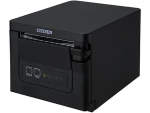 CITIZEN CT-S751 CT-S751RSUBK Direct Thermal 350 mm / sec 203 dpi Ultra-fast 3-inch POS Thermal Printer, Front Load, USB and Serial, Black