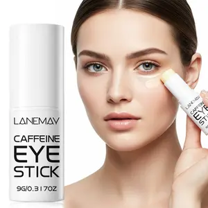 9g - Caffeine Eye Stick - Niacinamide & Ganoderma Lucidum Extract Formula - Reduces Eye Swelling & Brightens Area - Compact Travel-Friendly Daily Brightening Eye Care