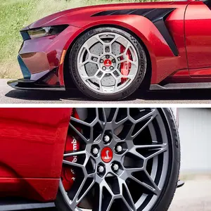 Ford Car Wheel Center Emblem Sticker, Fits All Ford Models, Personalized Car Logo Decoration, Custom Modification Part