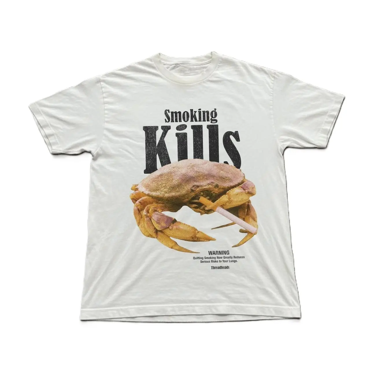 Vintage Style Smoking Kills white tee Size S-5XL Vintage Style Smoking Kills white tee Size S-5XL