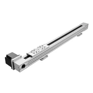【DealsForYouDays】VEVOR Linear Guide Rail, Belt Drive, CNC Linear Motion Stage Actuator, with Nema34 Stepper Motor, 600 mm Stroke Work Size, High Speed Motorized, for Engraving Machine, CNC Milling Machine, 3D Printer