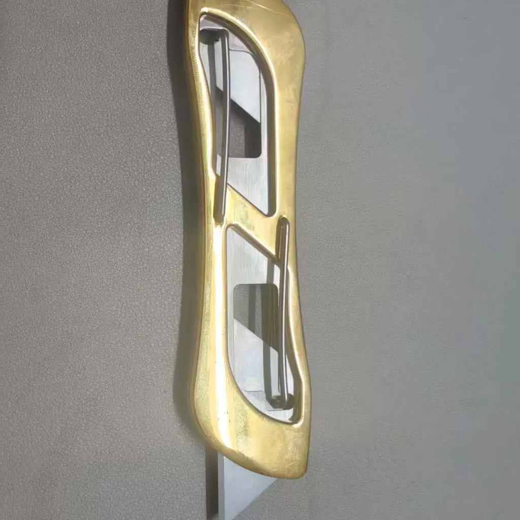 Solid Brass Dual-Ended Utility Knife - 100% Brass CNC Precision Machined Pocket Knife, Rugged Ambidextrous EDC Multipurpose Tool, Heavy-Duty Maritime Utility Knife for Sailors, Artisans and Outdoors