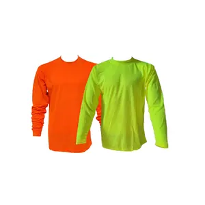 Polyester Hi-Viz Long Sleeve Shirt Mesh