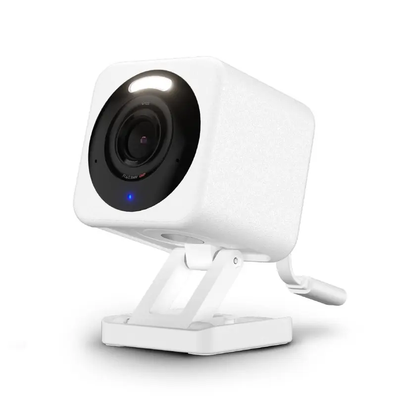 Wyze Cam v4 — Wired 2K HD Smart Home Camera, Indoor/Outdoor Use, Pet/Baby Monitor/Security, Spotlight/Siren, Color Night Vision, Local/Cloud Storage