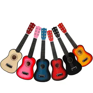 21 Inch Colorful Maple Kids Guitar for Beginners, Perfect First Musical Instrument for Children, Fun and Educational Toy for Kids, Guitar Tuning Pegs