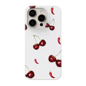 Sweet Cherry iPhone Case-Designed for iPhone 17, 16,15, 14, and 13 series, this adorable and stylish shockproofcase seamlessly blends delicate girly aesthetics withimpact-resistant protection. iPhone 17 Pro Max Case /16Plus Case /15 Pro Max Case
