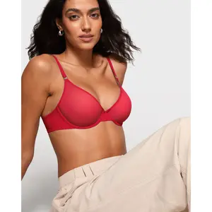 INLYRIC Women's Cosnufy Mesh Plunge Bra
