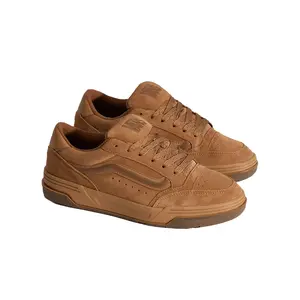 VANS Hylane Tonal Chipmunk Men's Solid Color Chunky Sole Athletic Sneakers - Closed Rubber Streetwear, Vintage-Inspired, Chill Casual, Oversized Retro All-Seasons Skateboarding Outdoor Footwear, Solid Color Shoes