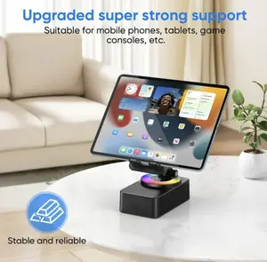 Wireless Bluetooth Speaker Stand with Phone Holder