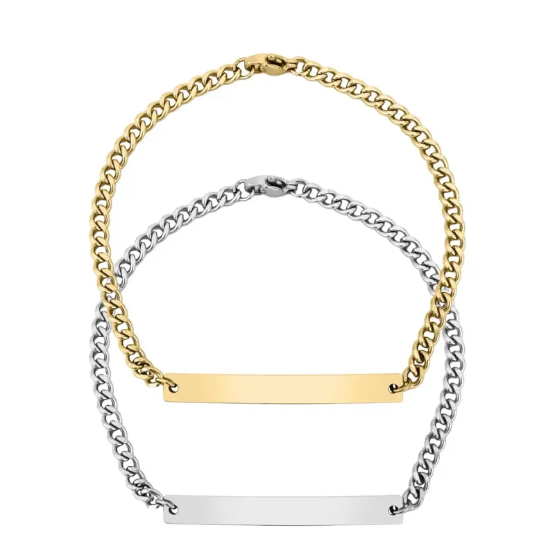 Steel Bonds -  Curved BarBracelet Tarnish and water resistant suitable for everyday wear! luxury bracelel