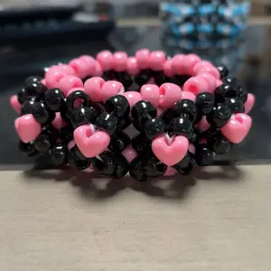 3D Heart Kandi Cuff