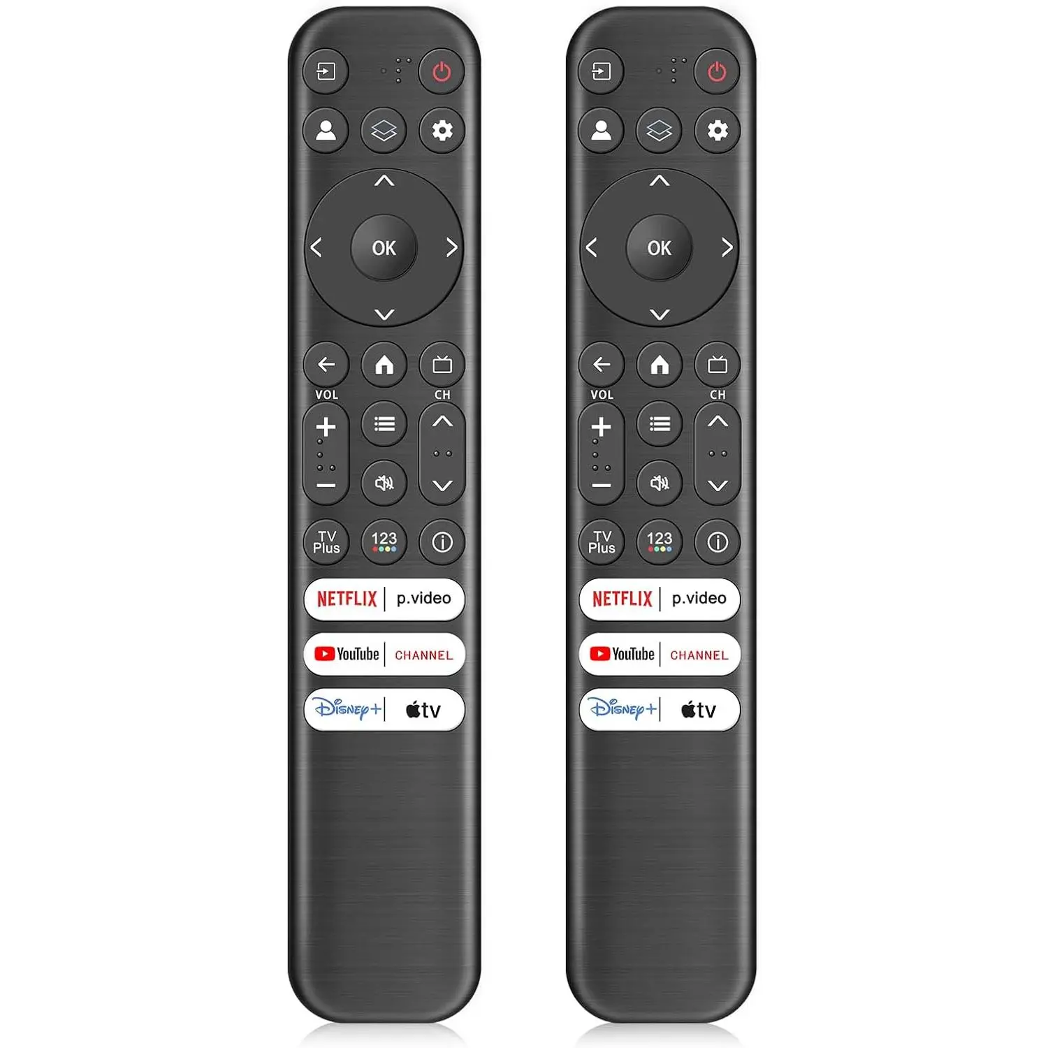 2 count RC813 Remote Control Replacement Compatible with Q550G Q650G Q670G Q750G QM850G S370G S450G S470G S550G FHD HDR LED UHD QLED  TVs