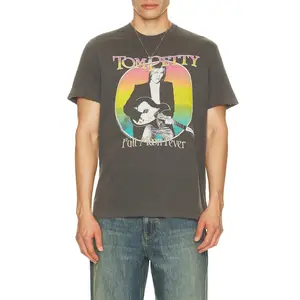 Junk Food Tom Petty Full Moon Fever Tee in Vintage Black