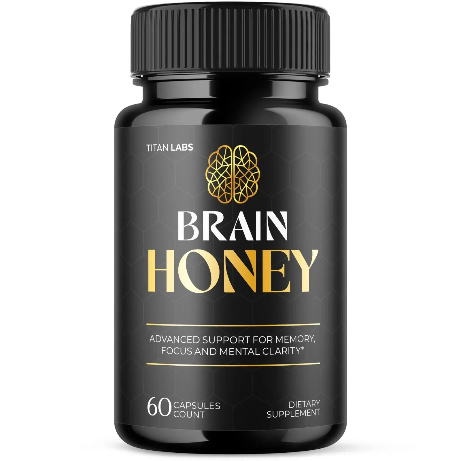 (1 Pack) Brain Honey Nootropic Natural Brain Supplement Brain Honey 60 Capsules