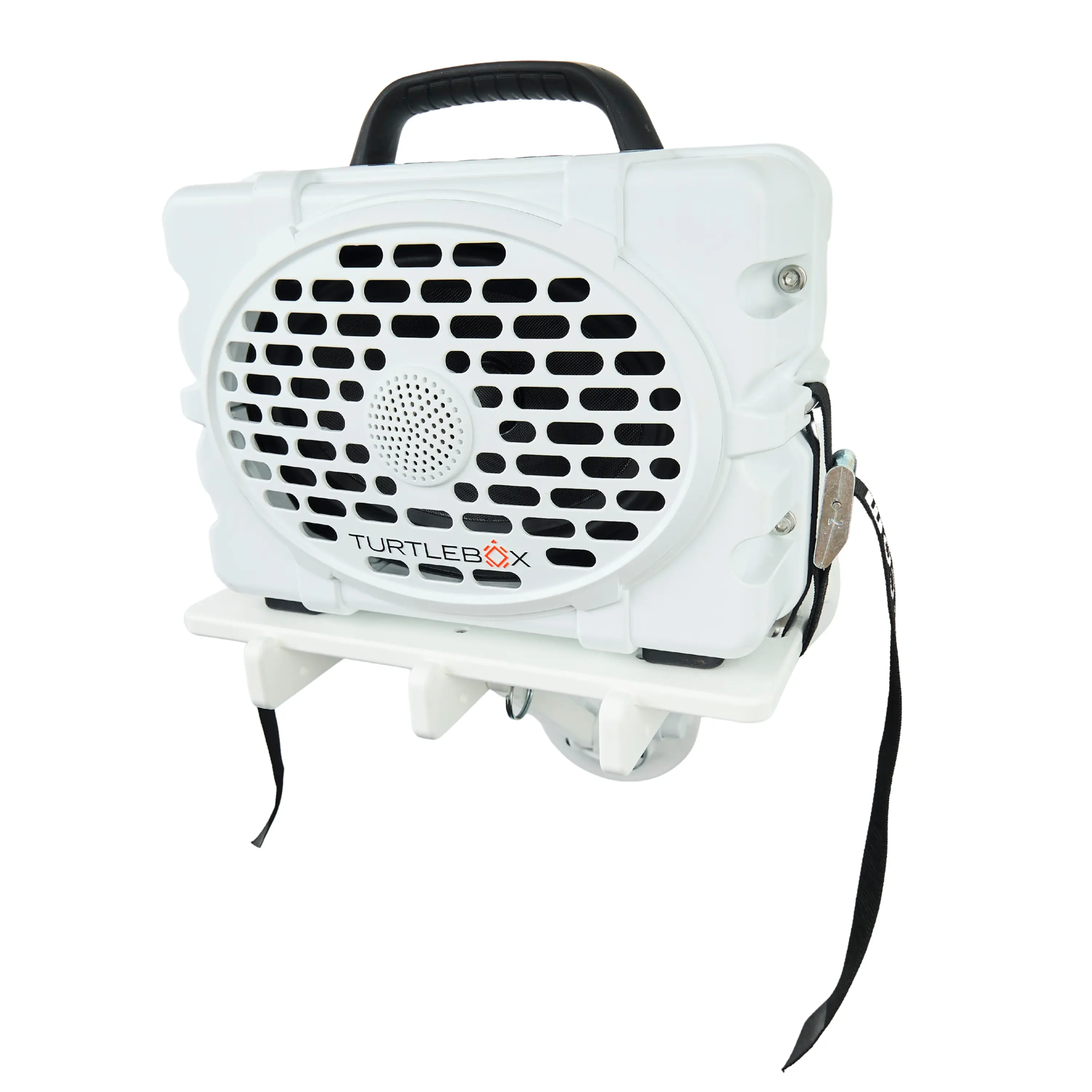 SeaSucker's Turtlebox Speaker Mount - Vacuum Mounted Platform with Integrated Straps for Secure Speaker Installation - Quick, Easy Install + Portable for Boating, Camping, Tailgate