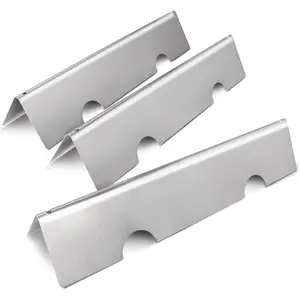 7635 Flavorizer Bars for Weber Spirit 2  E210 Flame Guards Replacement for Spirit GS4 II & I S210 E215 E220 S220 Gas  Heat Shields 15.3"