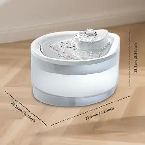 New model, automatic cat smart water dispenser, cyclic filtration, large capacity, silent operation, germ-killing, purification, automatic pet water feeder, portable pet water dispenser, dog water bowl, kitten feeding bowl, water basin.