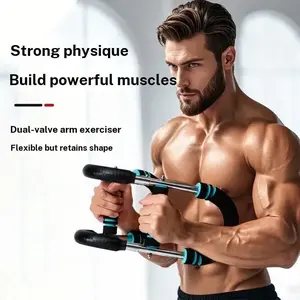 Ar Trainer, Adustable Chest Workout Equipmen, Arm Trainer for Men, Chest Trainer for Men,Shoulder Muscde Training. Portable Spring Resistanceome Fitness Equipment