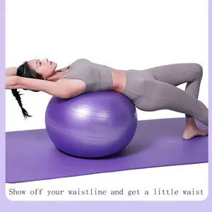 Trendy Yoga Ball Pilates Ball Fitness Ball Exercise Ball PVC Thickened Dragonball Sensory Integration Balance Ball for Training Home Workout Equipment