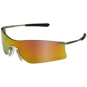 MCR Safety Rubicon T4 Safety Glasses with Fire Mirror Lens