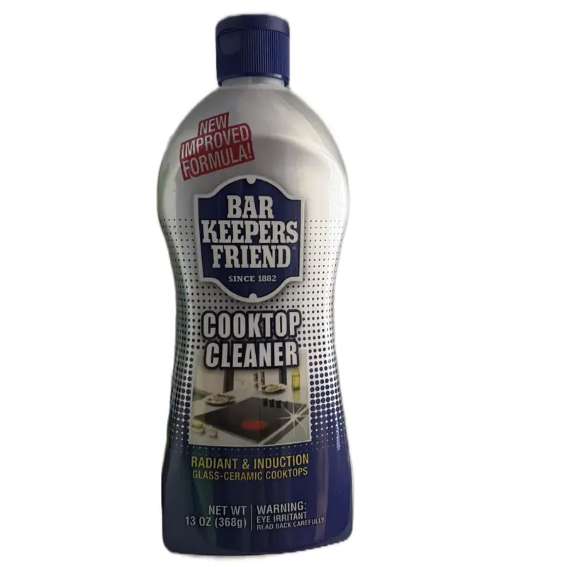 Bar Keepers Friend Cooktop Cleaner for Radiant & Induction Glass-Ceramic Cooktops Improved Formula 13 oz