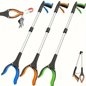 1pc, Garbage Picker Grabber, With 360° Rotating Clamp, Lightweight Heavy Duty Grabber For Seniors 32 Inch, Grabber Trash Pickup Tool, Elderly Grab It Reaching Tool, Household Gadgets, Useful Tool, Cleaning Supplies