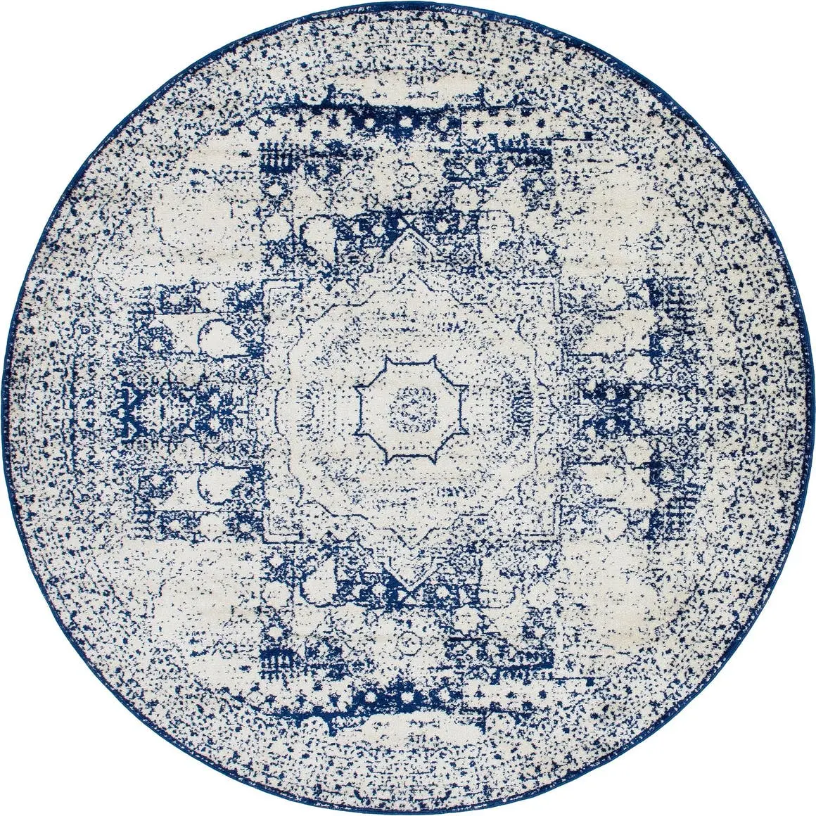 Ivory and Blue 2' x 7' 10