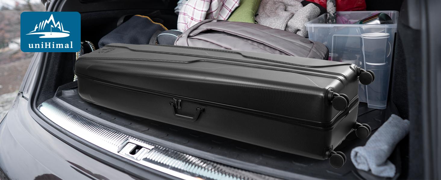 UNIHIMAL Full Hard Case Golf Travel Bag with Wheels, Travel Case - Ultimate Protection, Waterproof & Durable, Specially Designed for Airline Transport