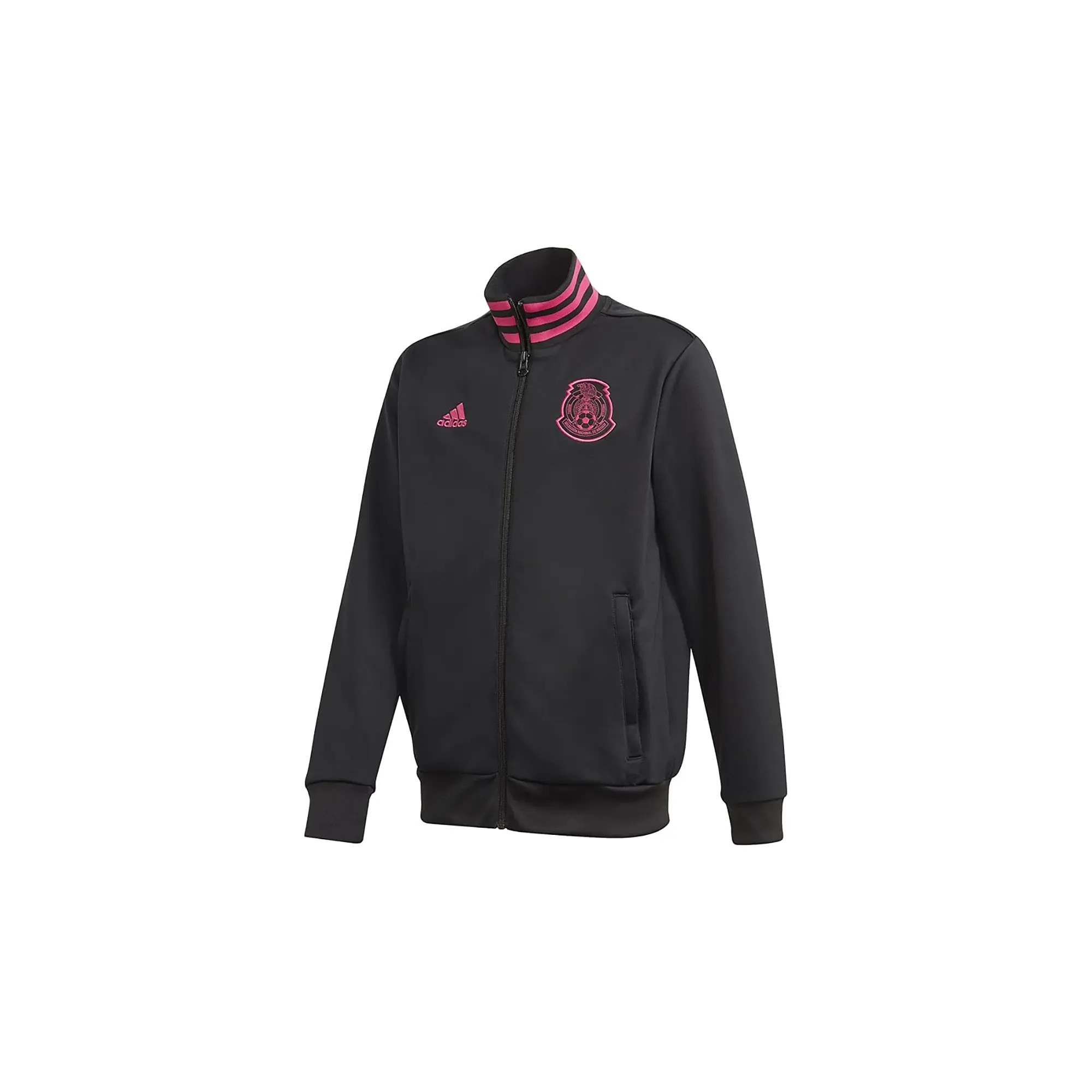 FMF 2020-21 Mexico 3-Stripe Track Top "Black / Pink" FH7838