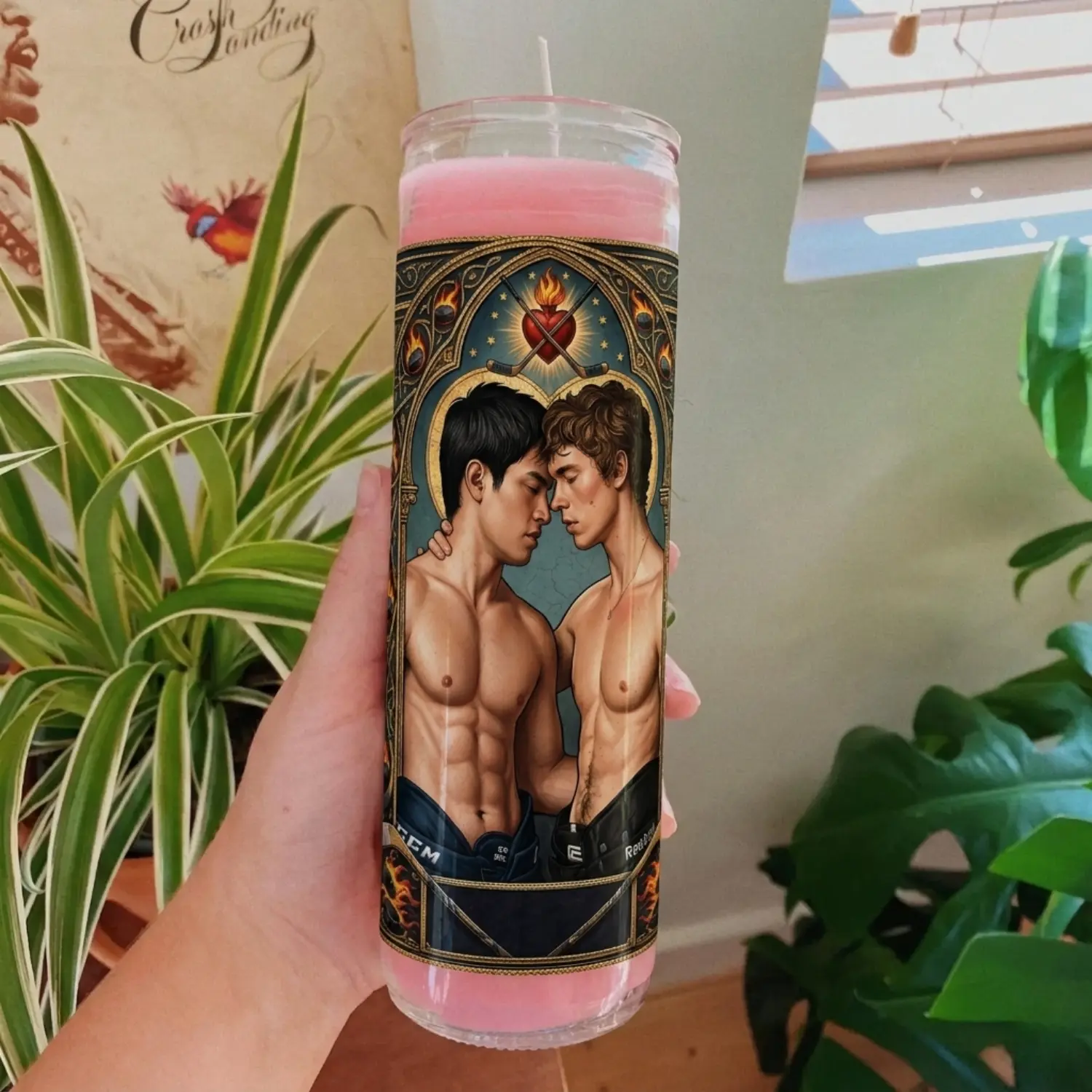 Heated Rivalry Prayer Candle Set, Ilya and Shane, Prayer Candle Label, Sticker ONLY - NO candle included