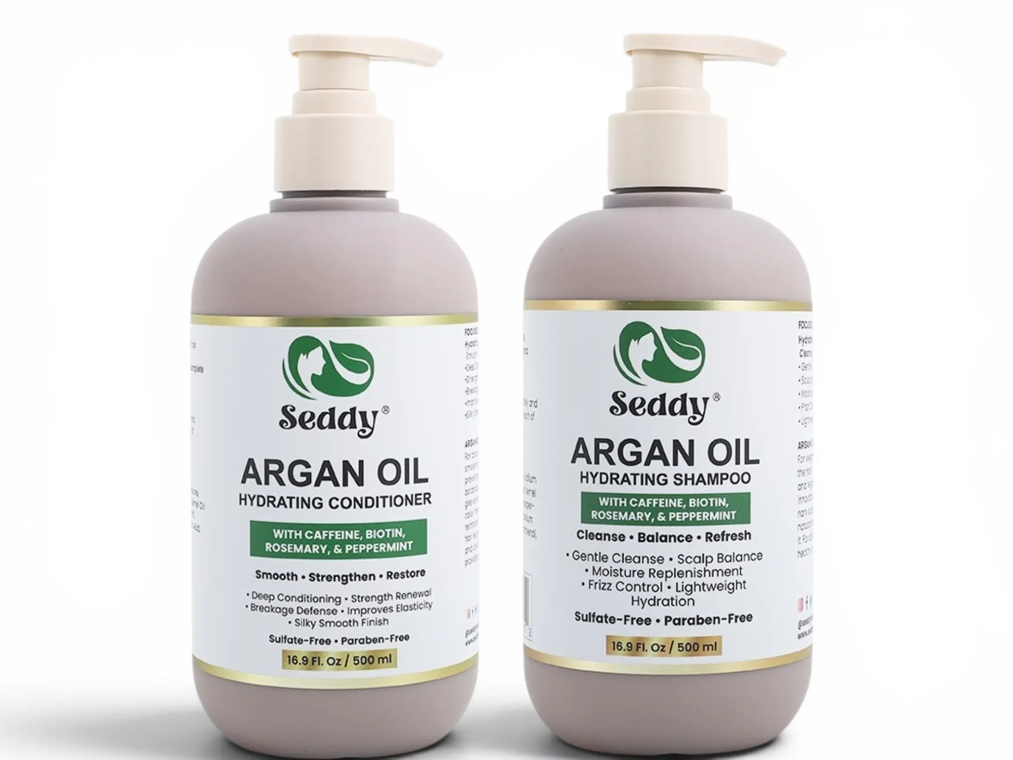 Wash Day Essentials Bundle | Argan Shampoo and Hydrating Conditioner