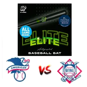 (League Battle) Game Model Baseball Bat Break - 2025 Factory Sealed Hit Parade Deedsbros Edition Autographed Baseball Bat Break. Pick your teams in this 1 box break