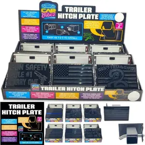 Premium Trailer Hitch Cover Plate