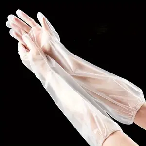 20-Pack Extra Long Cleaning Gloves: Waterproof & Non-Slip Disposable Sleeves for Dishwashing, Laundry & Deep Cleaning |   Latex-Free & Alcohol-Free