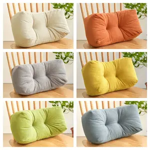 1pc Luxurious Lumbar Support Cushion, Nap Pillow, Student Waist Cushion, Chair Backrest Cushion, Lumbar Pillow, Hug Pillow, Office Nap Pillow, Waist Wedge Bolster