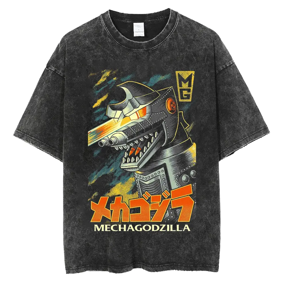 valentine shirts New Hot T-Shirt Washed Old Cotton 3Vintage Loose T-Shirt Y2k Men T-shirt Short Sleeve Shirts Streetwear Distressed
