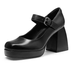 Dream Pairs Chunky Heel Platform Mary Jane